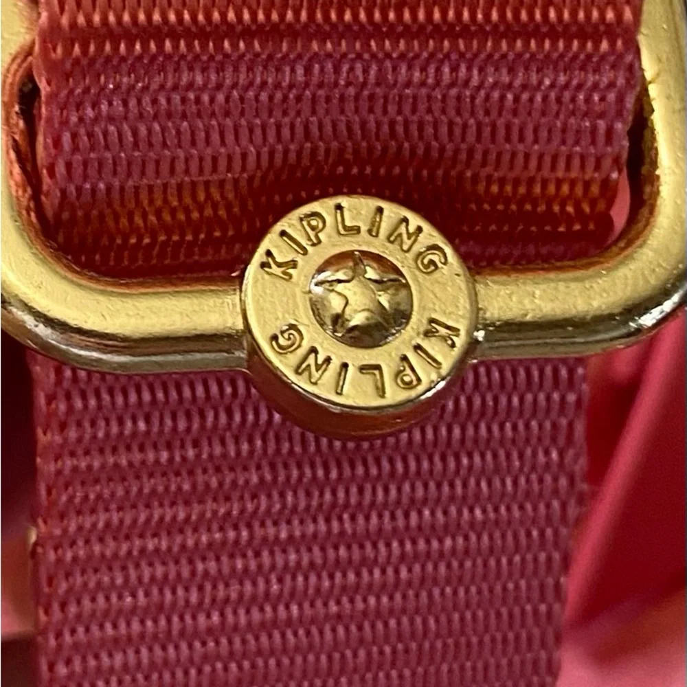 Kipling Shiny Coral Pink Shoulder & Handbag✨✨ - Picture 5 of 16